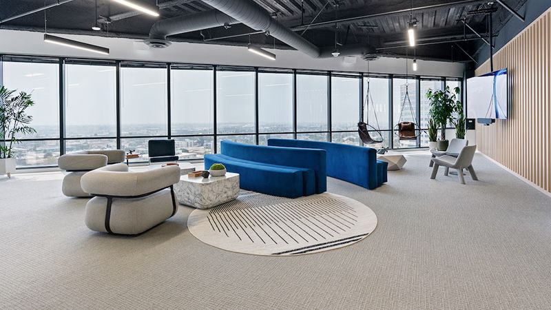 Product.AI office space with a modern layout